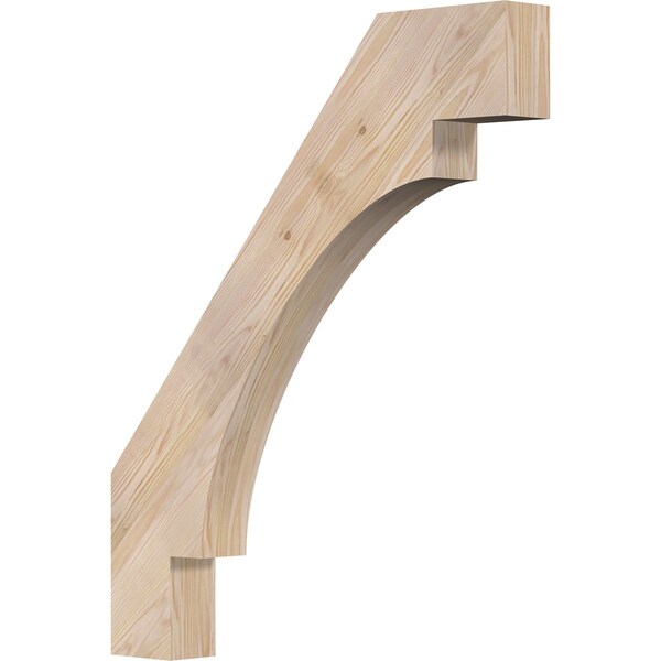 Ekena Millwork 3 1/2"W x 28"D x 34"H Merced Smooth Knee Brace, Douglas Fir BRC04X28X34MRC00SDF - main